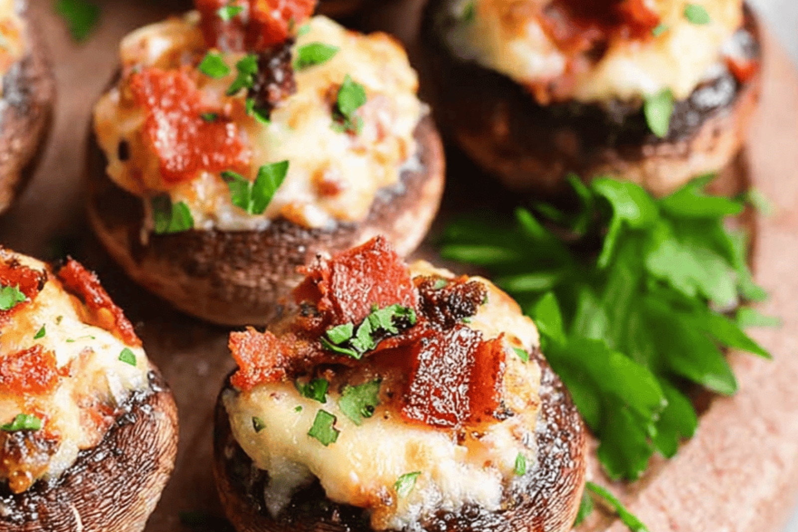 Savory Stuffed Mushroom Bites