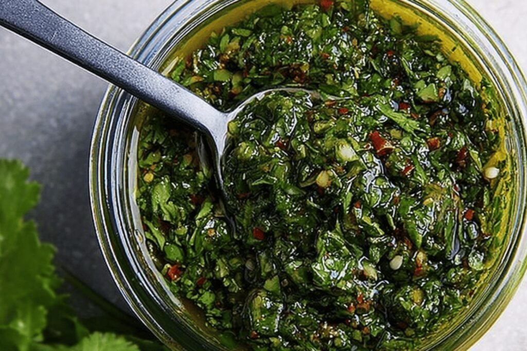 Simple Homemade Chimichurri Sauce
