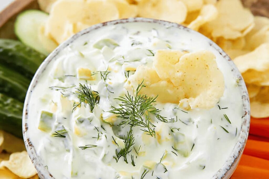 Tangy Dill Pickle Dip Delight