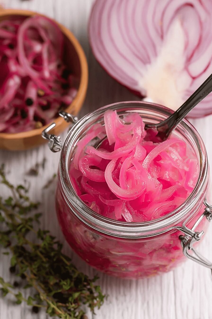 Tangy Quick-Pickled Red Onions