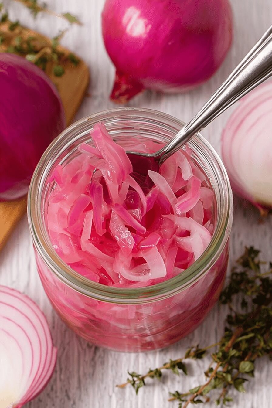 Tangy Quick-Pickled Red Onions