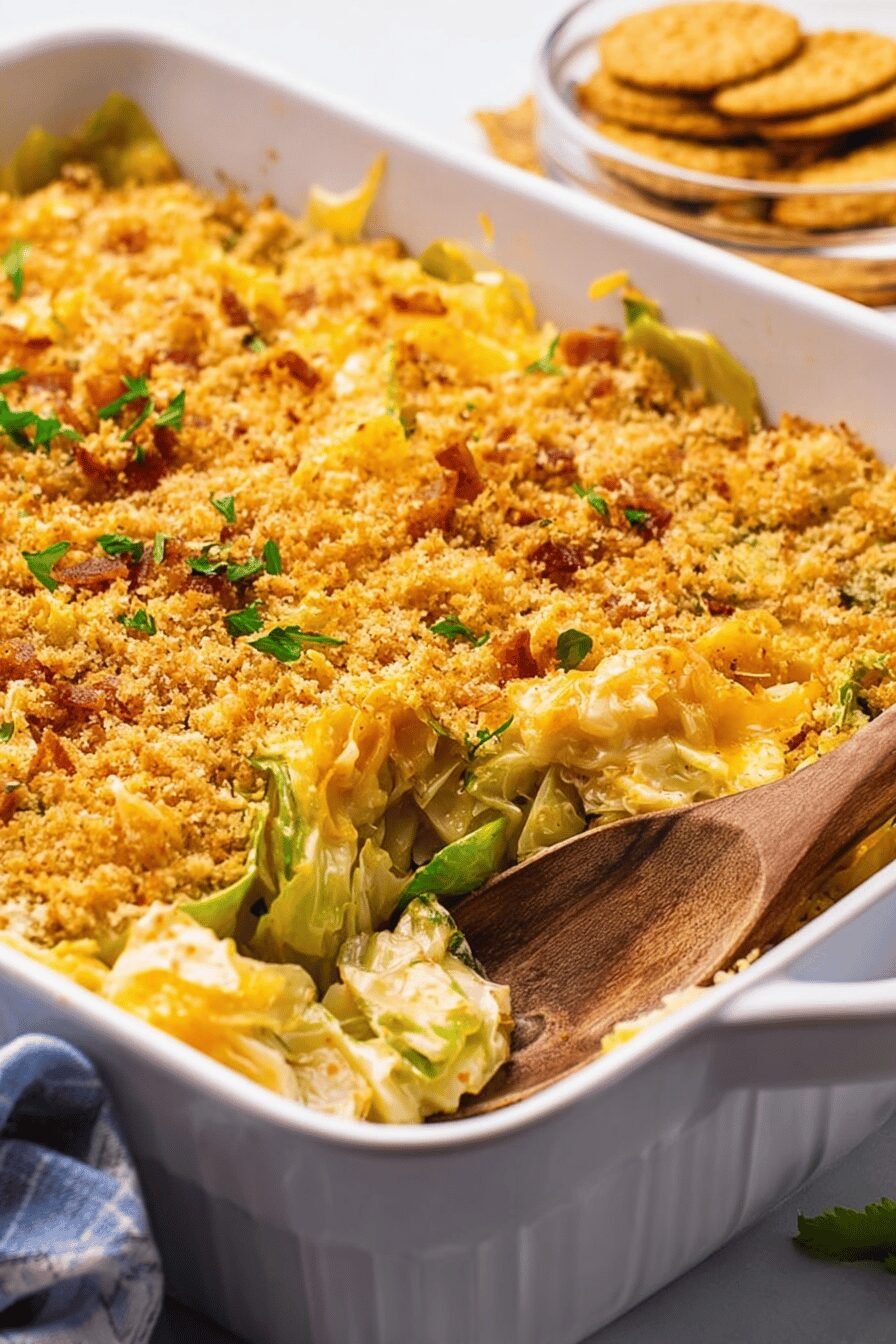 Bacon and Cabbage Bake