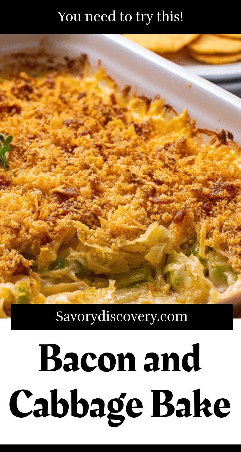 Bacon and Cabbage Bake