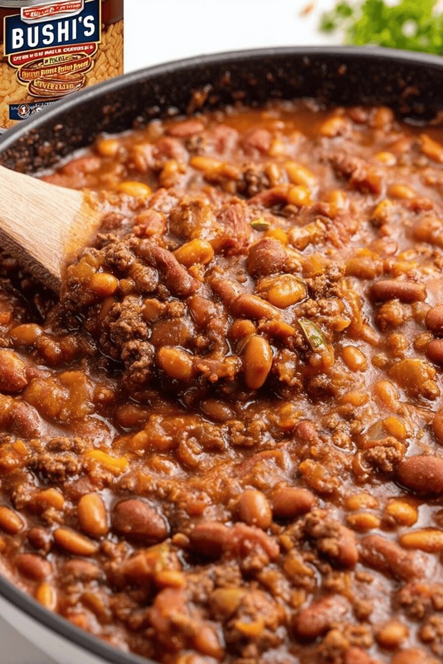 Baked Beans with Ground Beef and Bacon Recipe