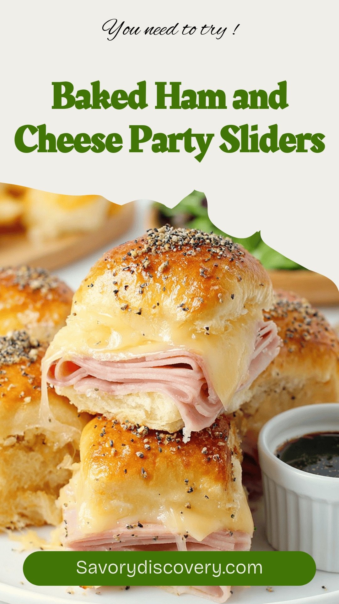 Baked Ham and Cheese Party Sliders