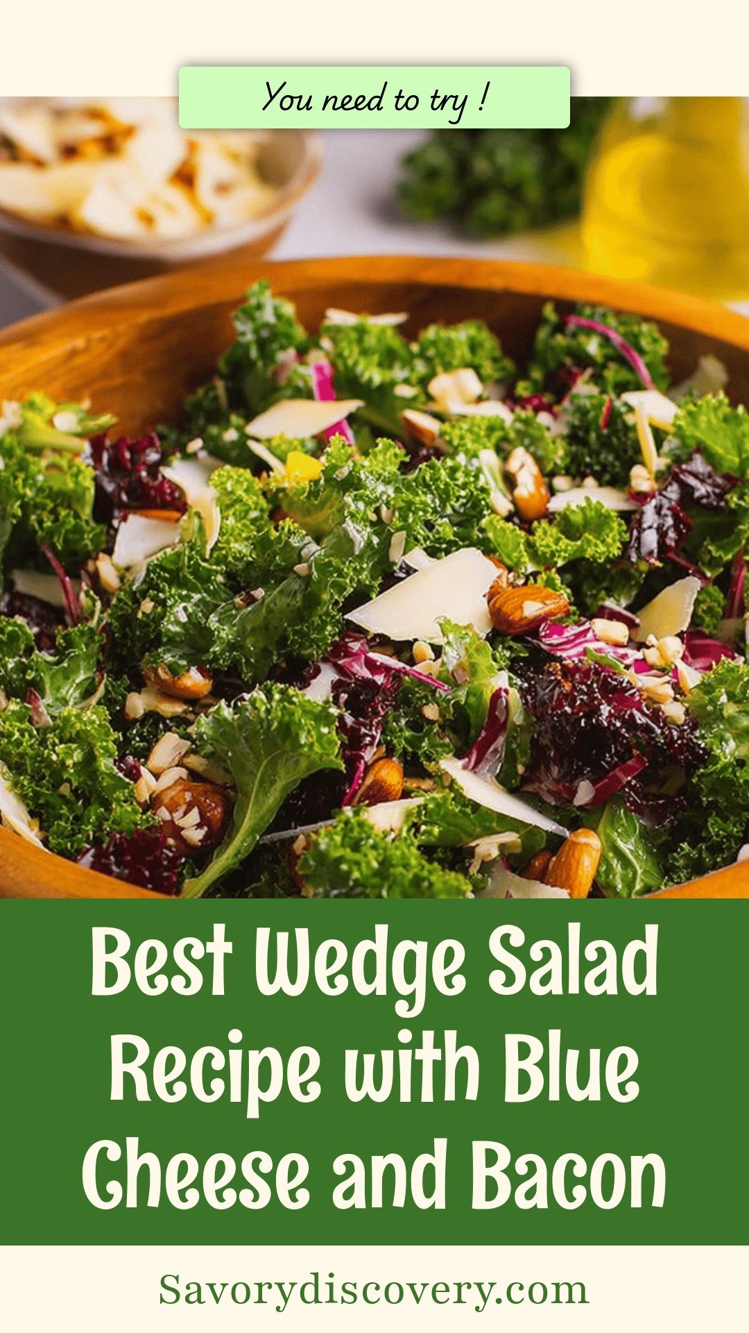Best Wedge Salad Recipe with Blue Cheese and Bacon