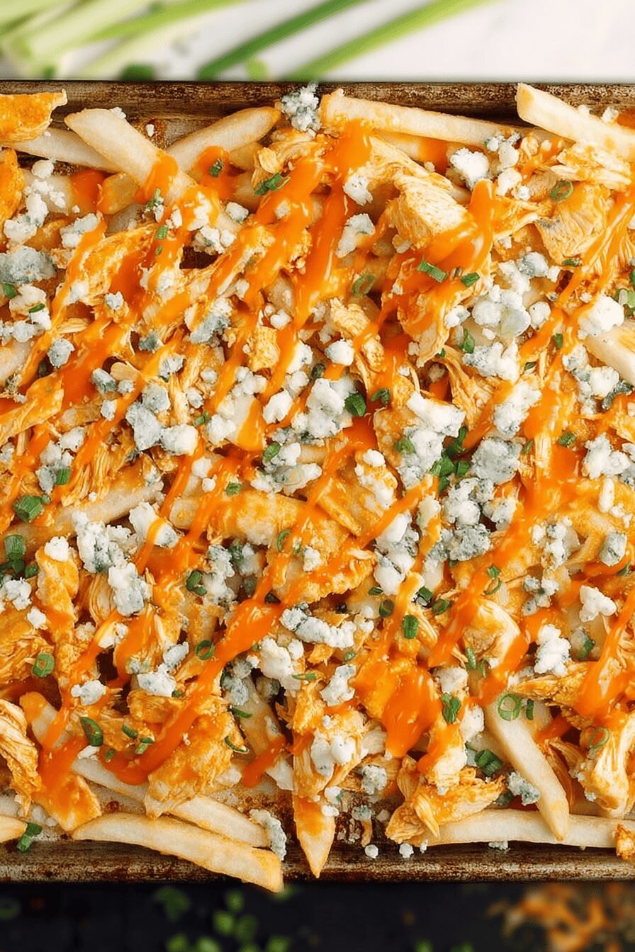 Buffalo Chicken Fries Loaded with Spicy Comfort