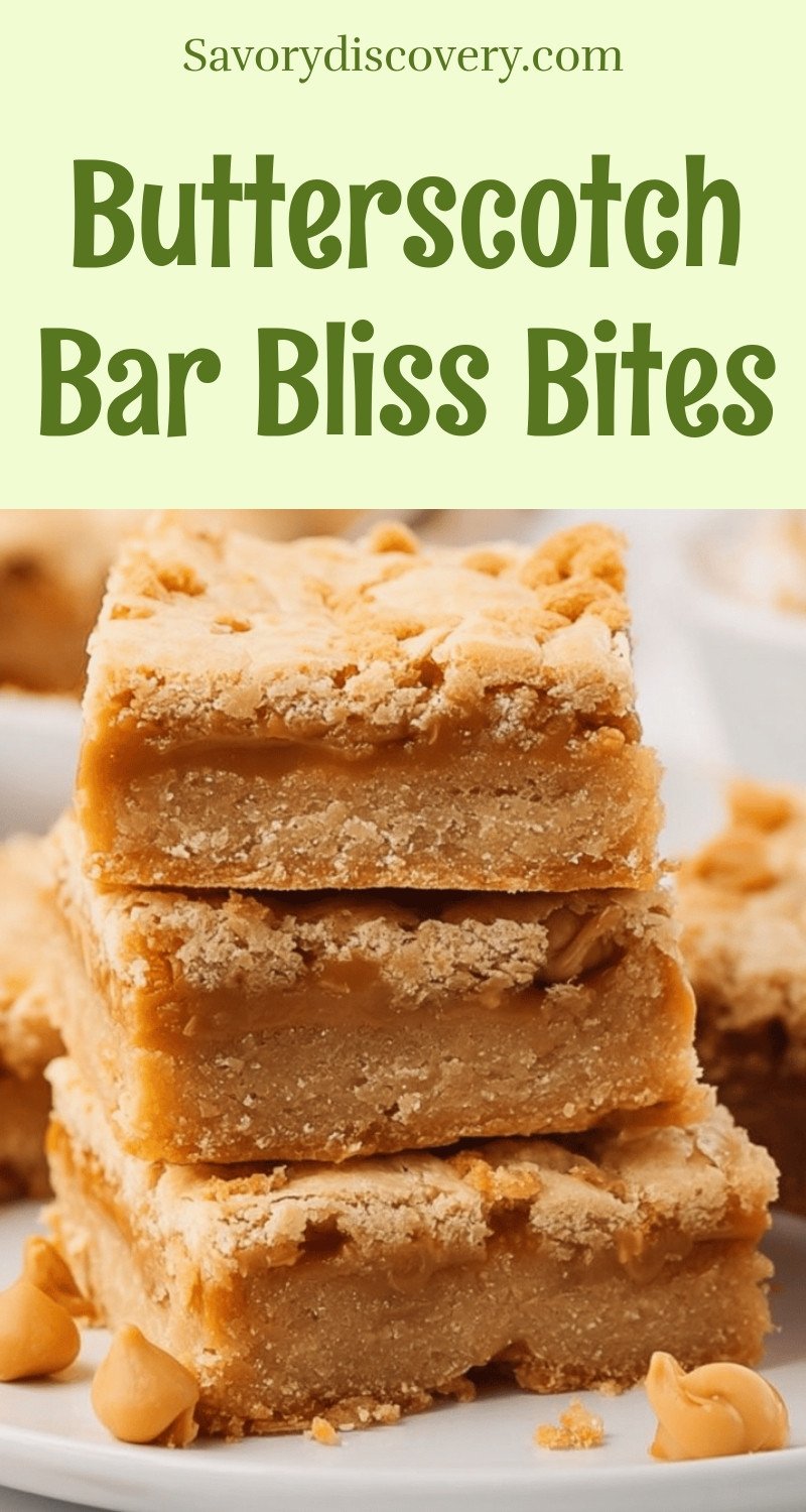 Butterscotch Bar Bliss Bites