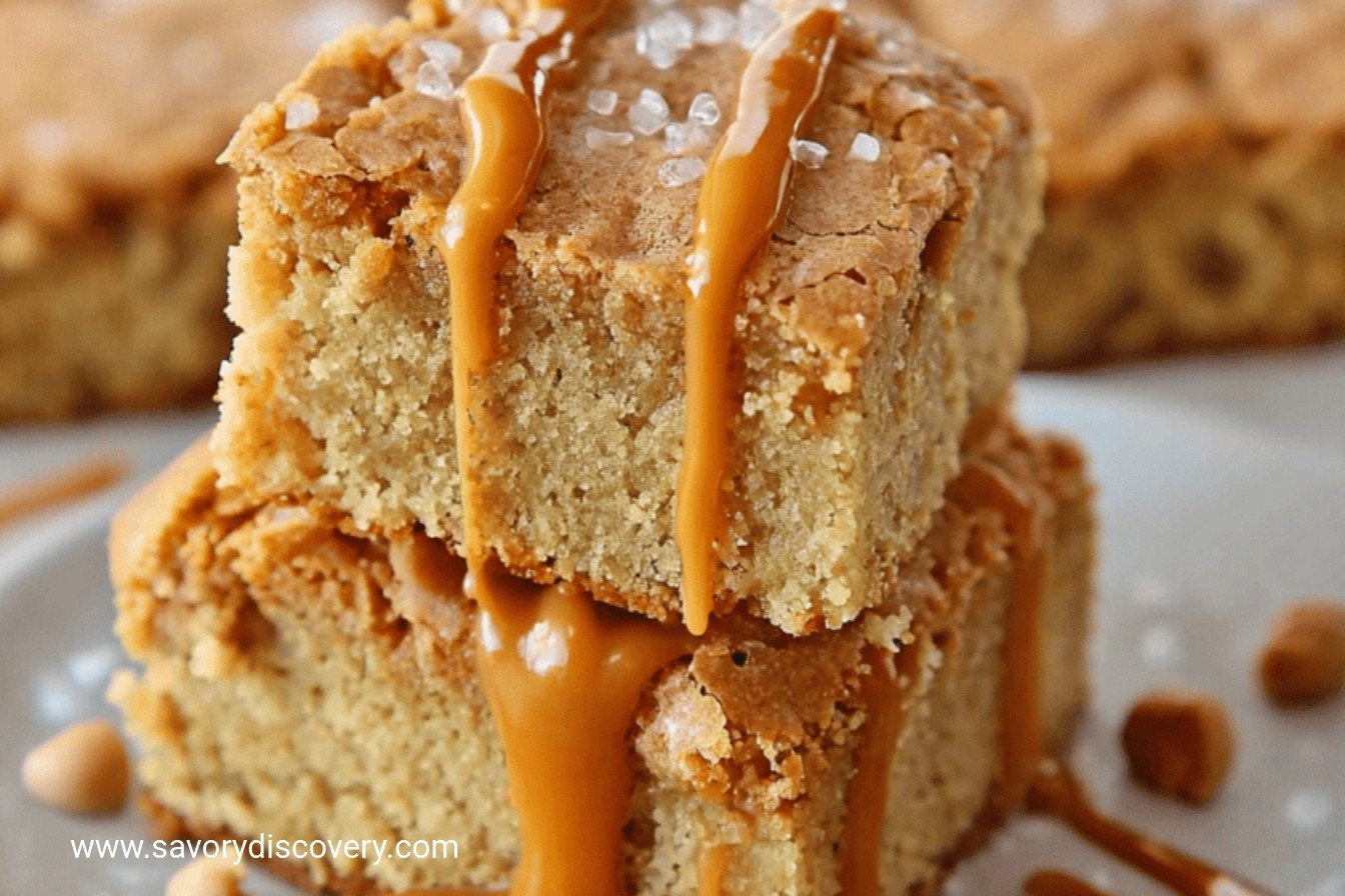 Butterscotch Blondies Recipe for Chewy Bars
