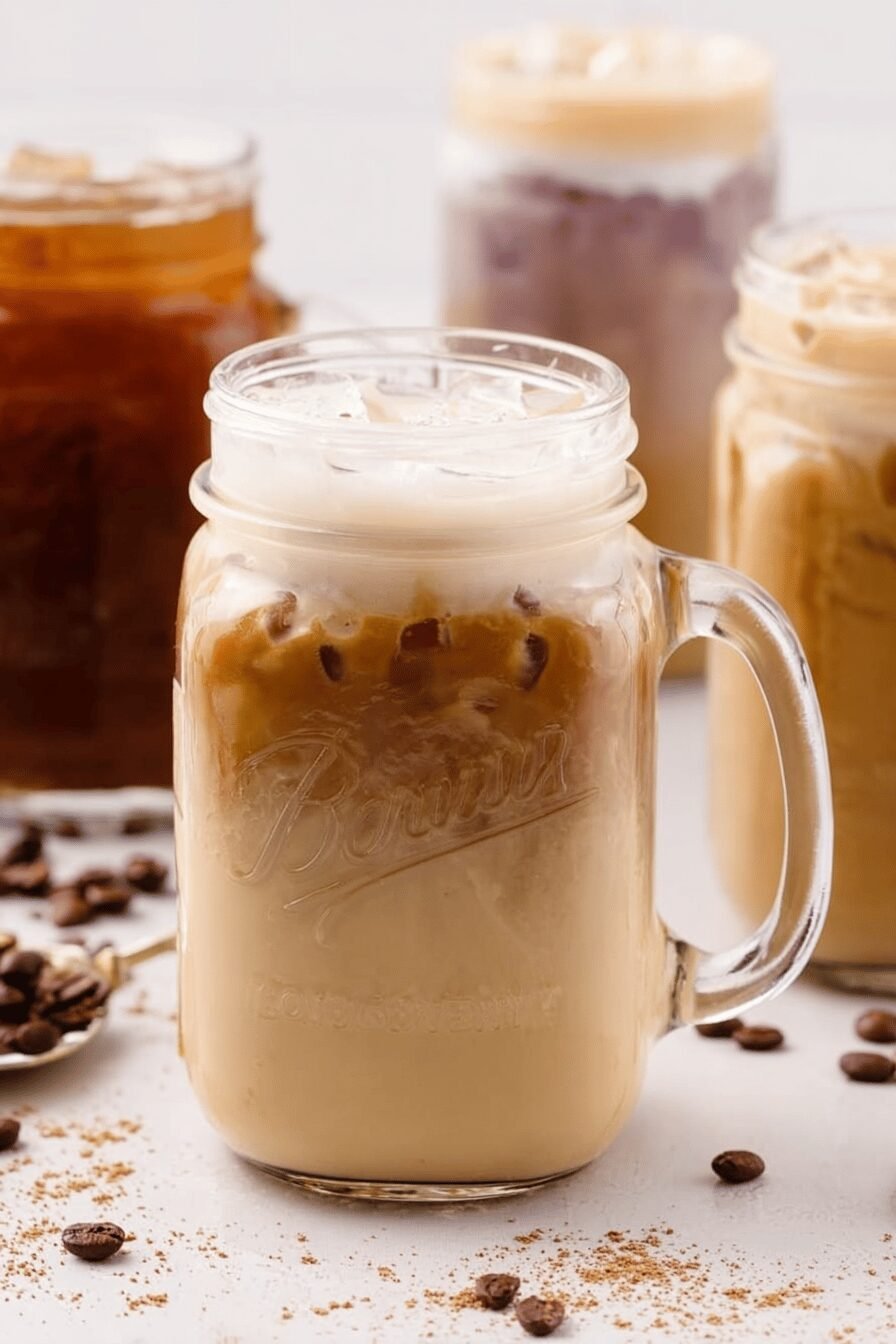 Caramel Swirl Iced Espresso Delight