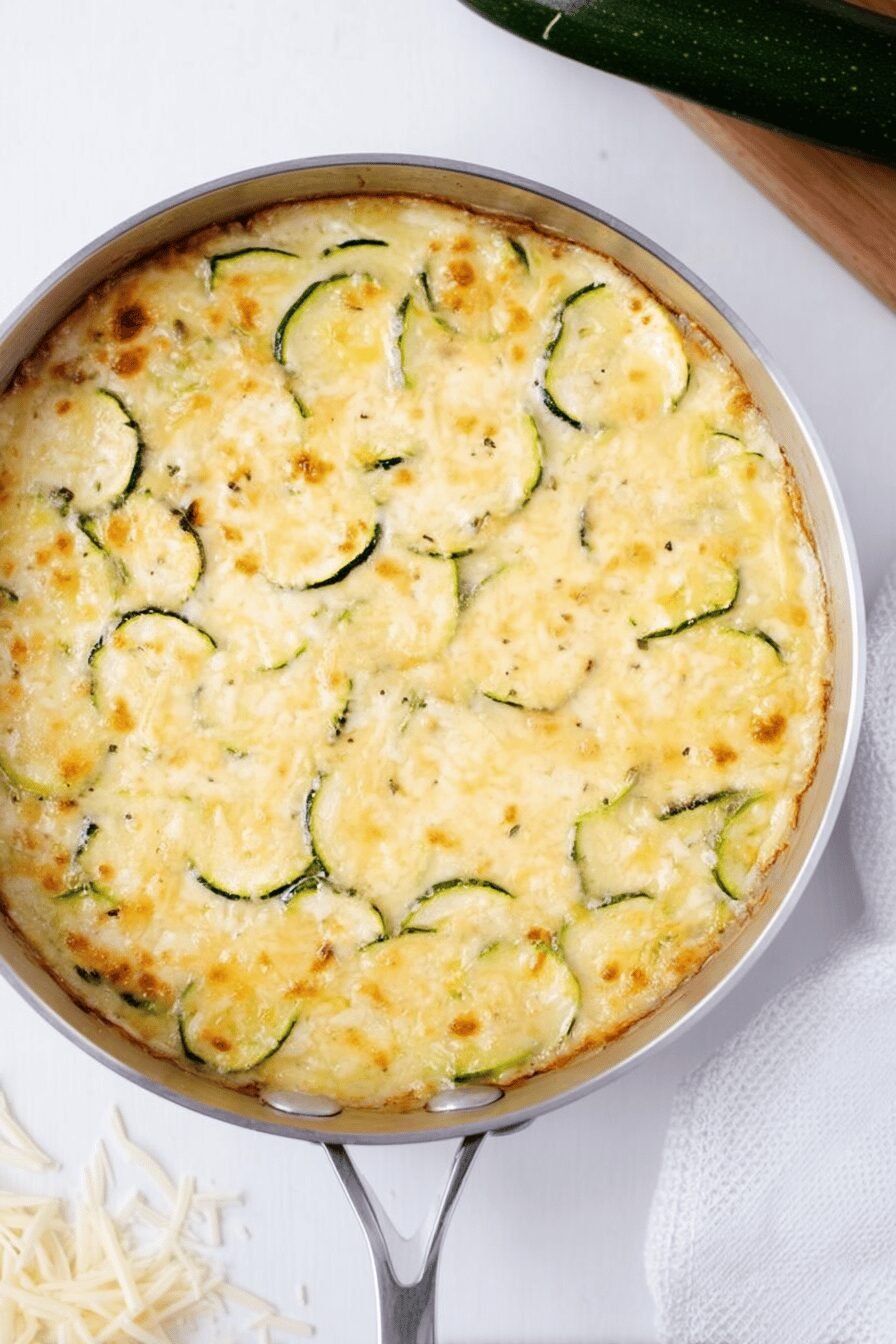 Cheesy Zucchini Gratin Recipe Easy and Creamy