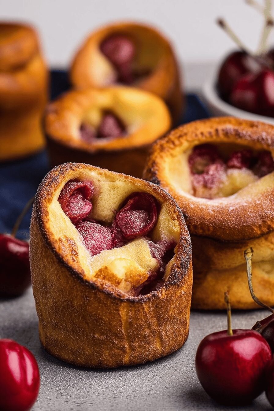 Cherry Popover Delights