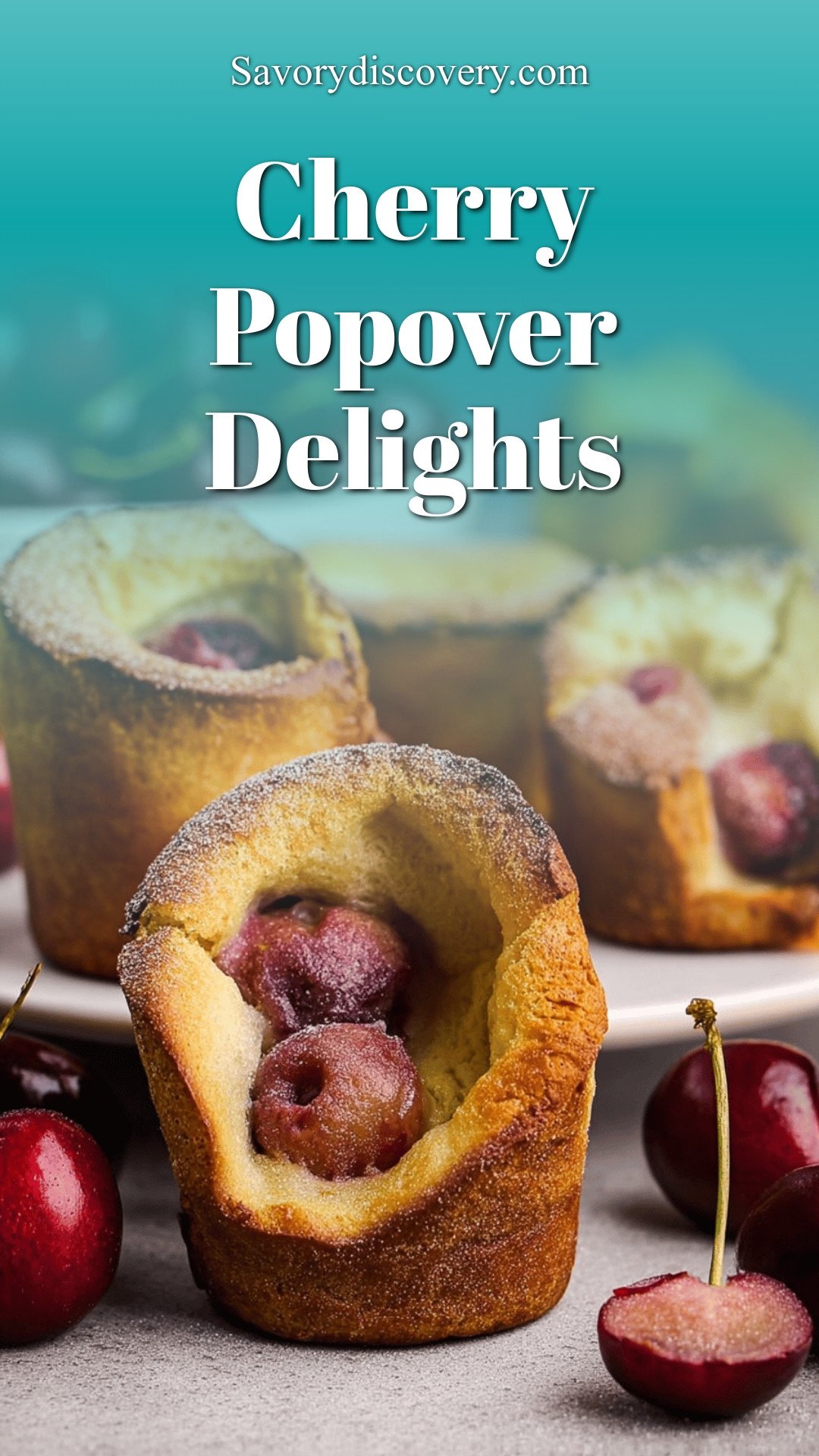 Cherry Popover Delights