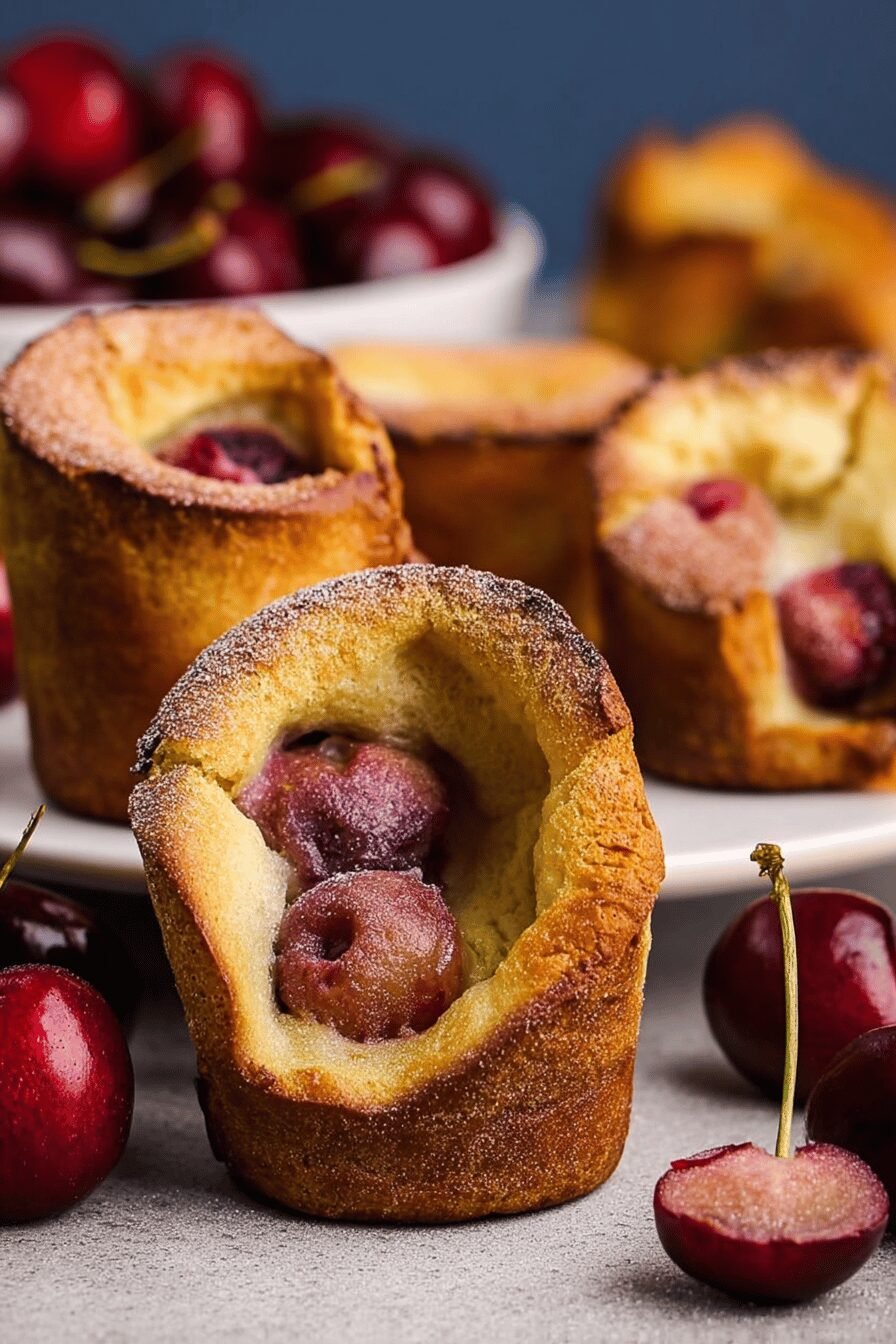 Cherry Popover Delights
