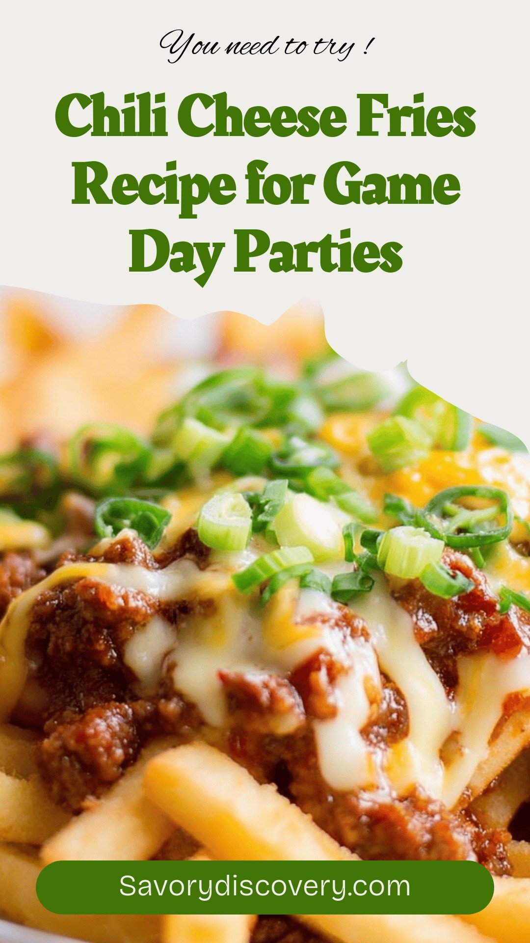Chili Cheese Fries Recipe for Game Day Parties