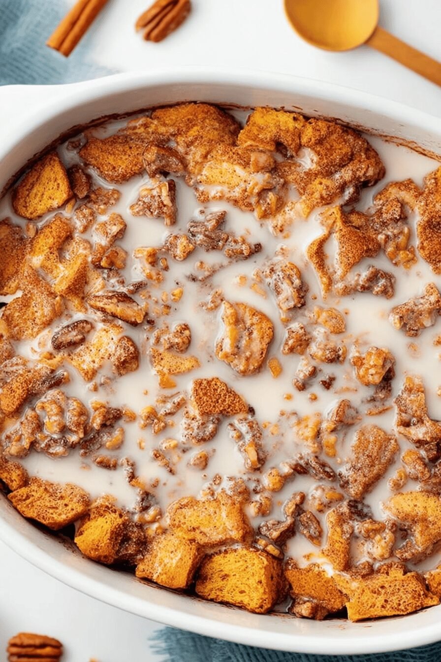 Cinnamon Roll Casserole Breakfast Bake