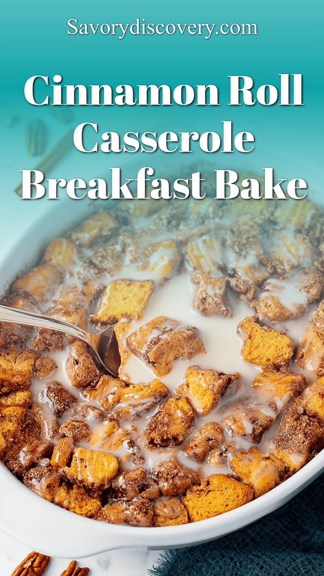 Cinnamon Roll Casserole Breakfast Bake
