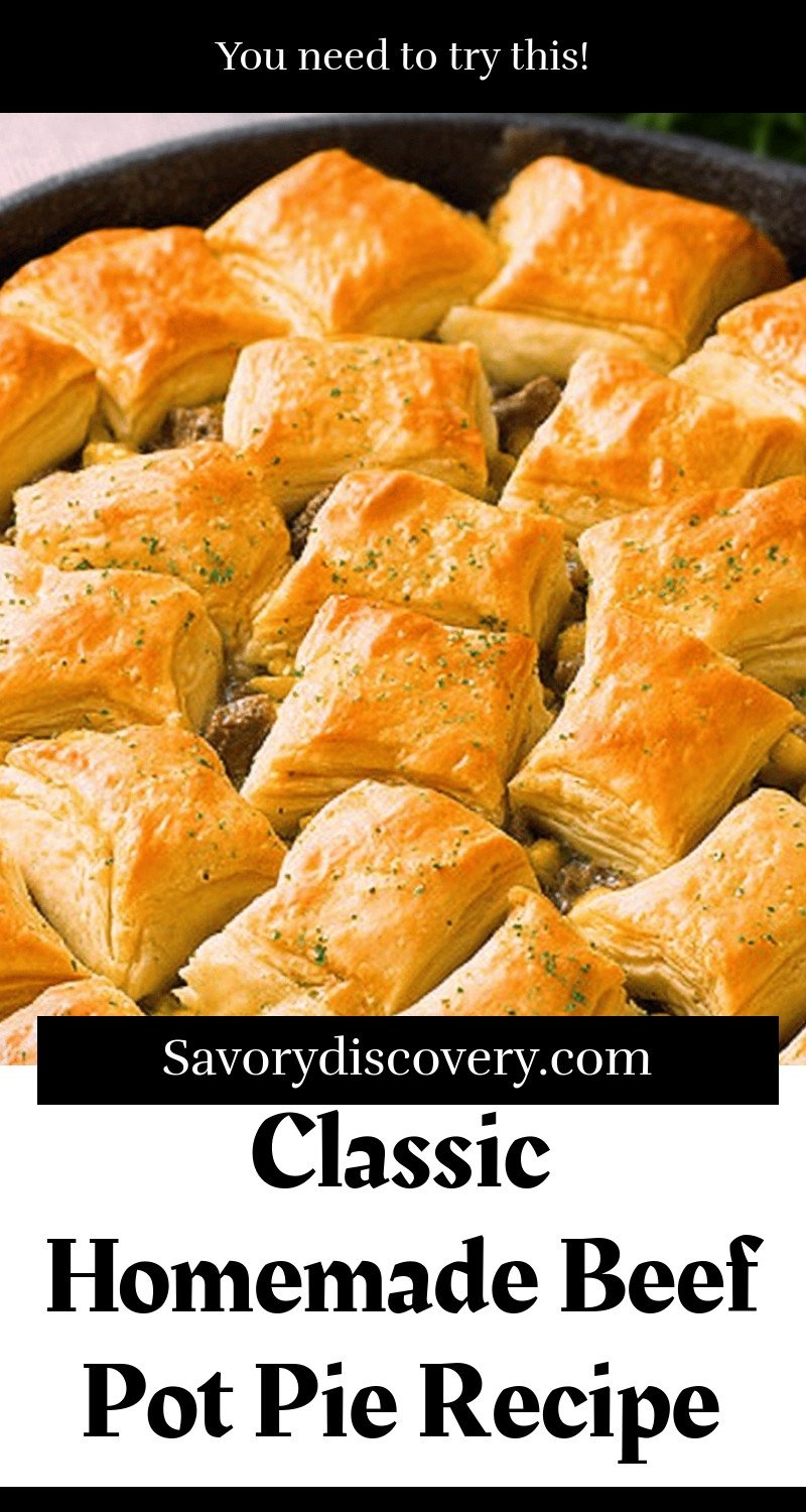 Classic Homemade Beef Pot Pie Recipe