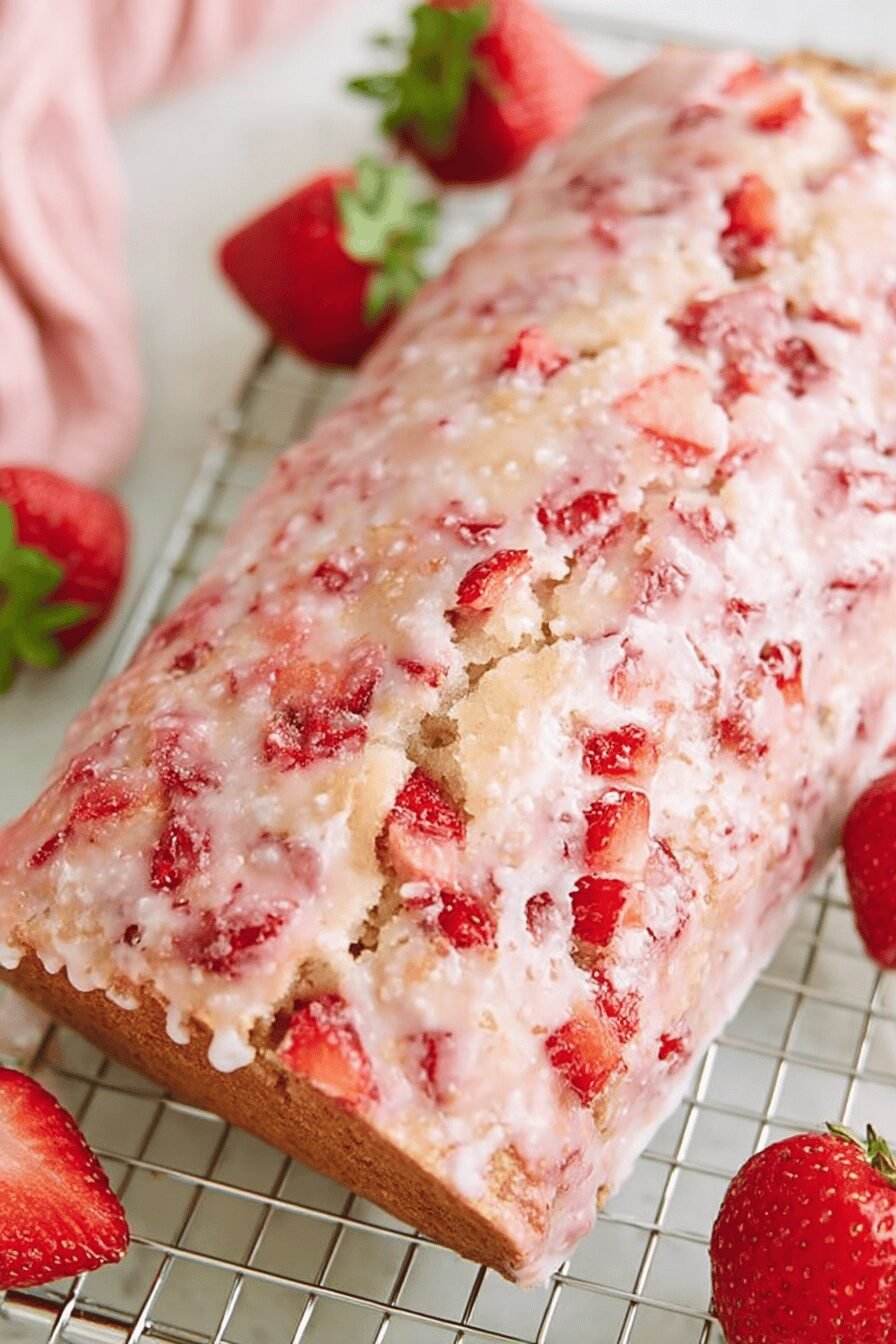 Classic Strawberry Pound Cake Recipe