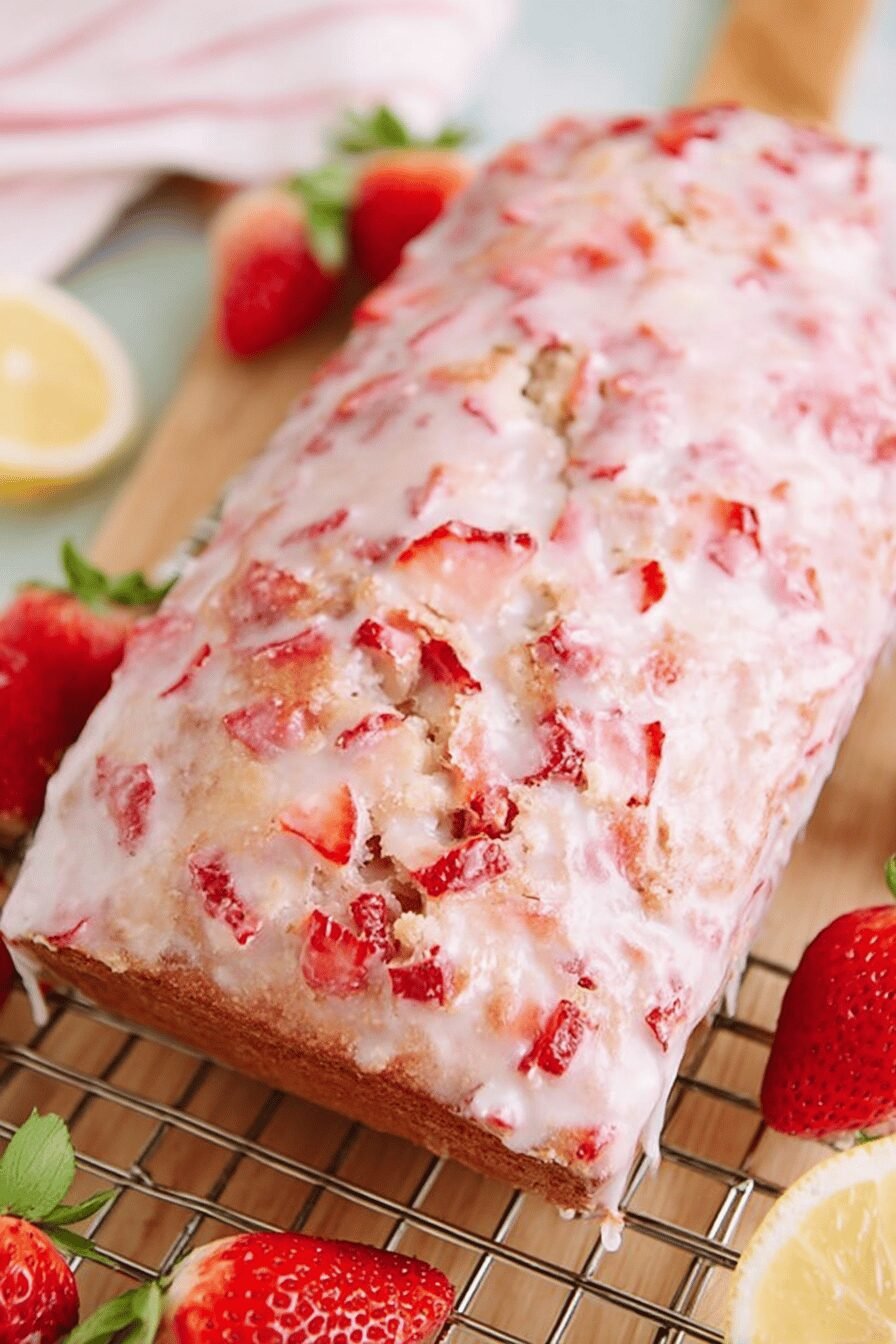 Classic Strawberry Pound Cake Recipe