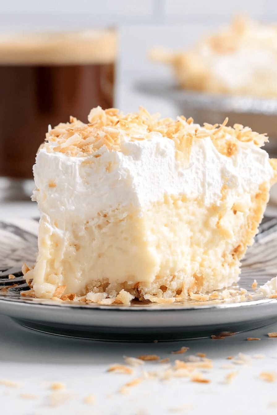 Coconut Cream Pie Recipe with Rich Filling