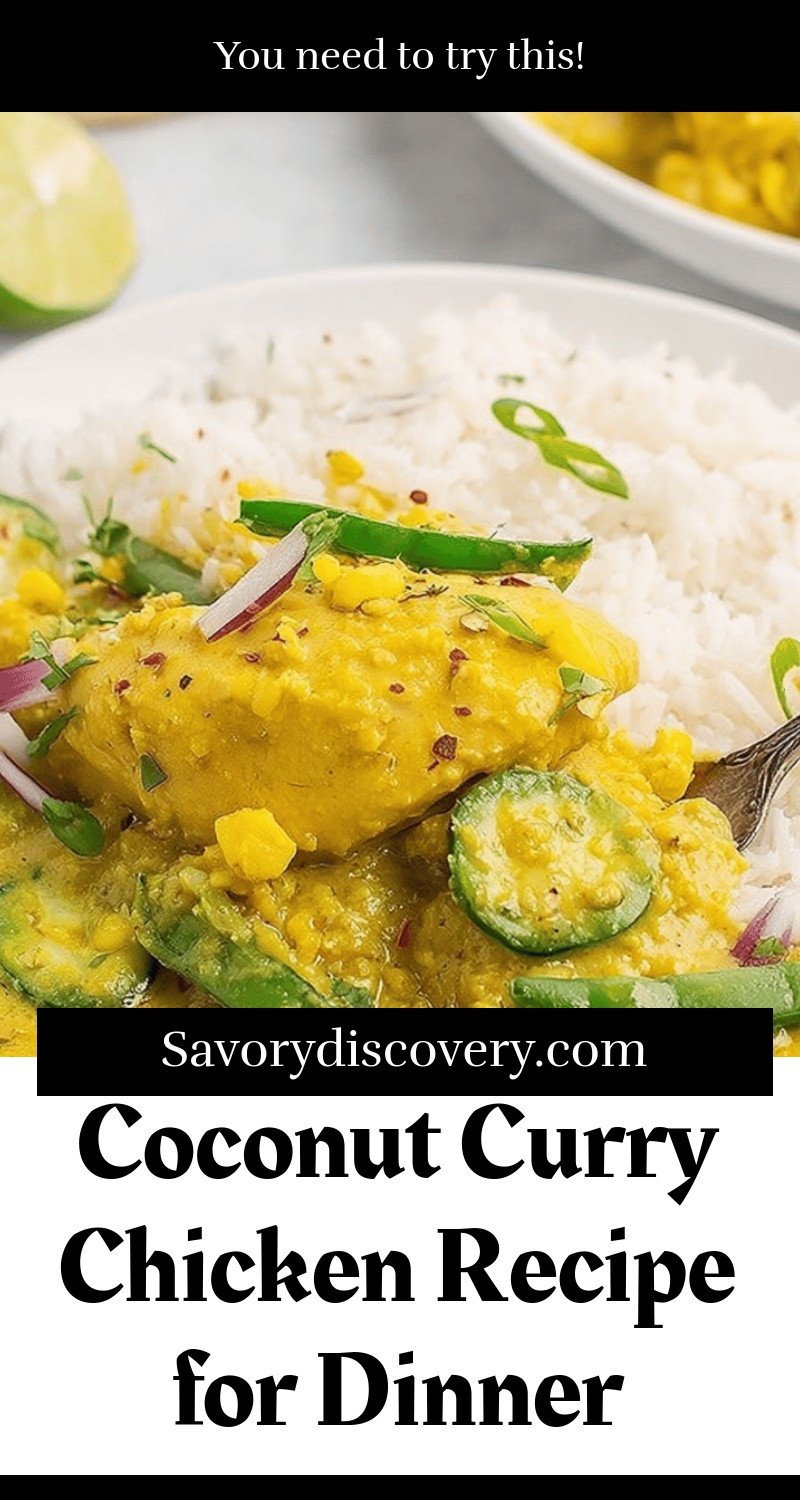 Coconut Curry Chicken Recipe for Dinner