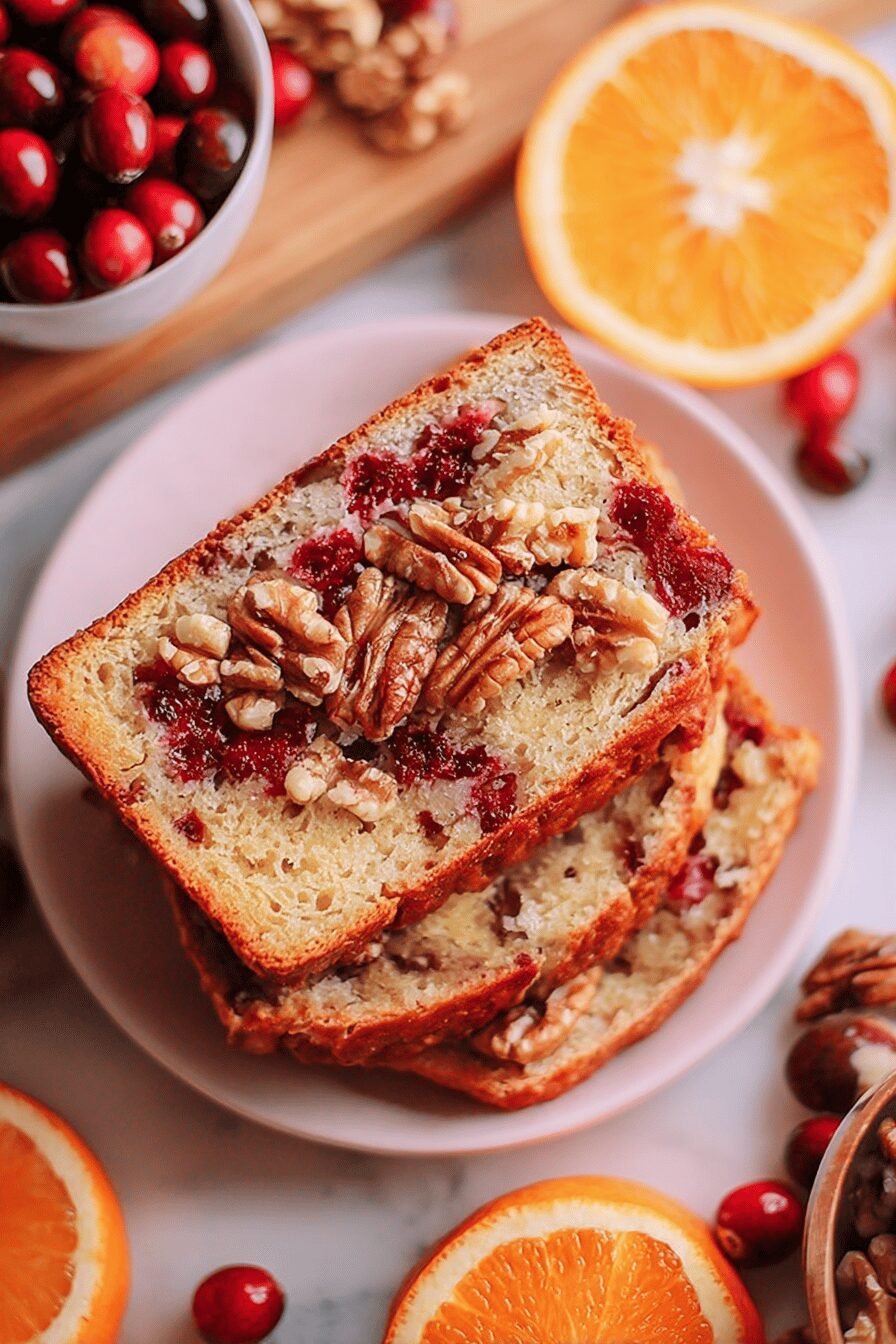 Cranberry Walnut Bread Recipe for Homemade Loaves