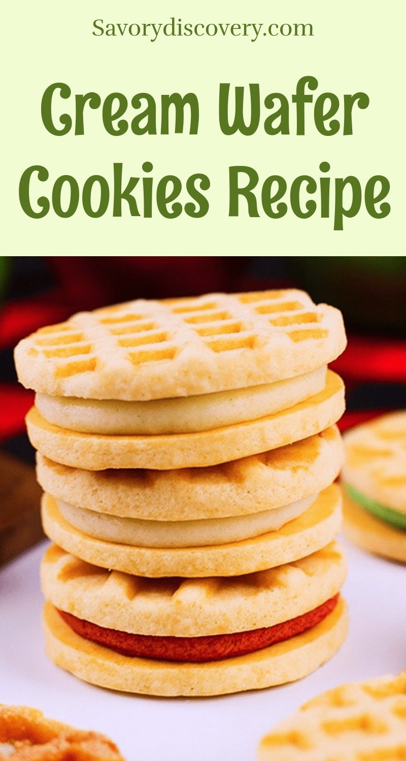 Cream Wafer Cookies Recipe