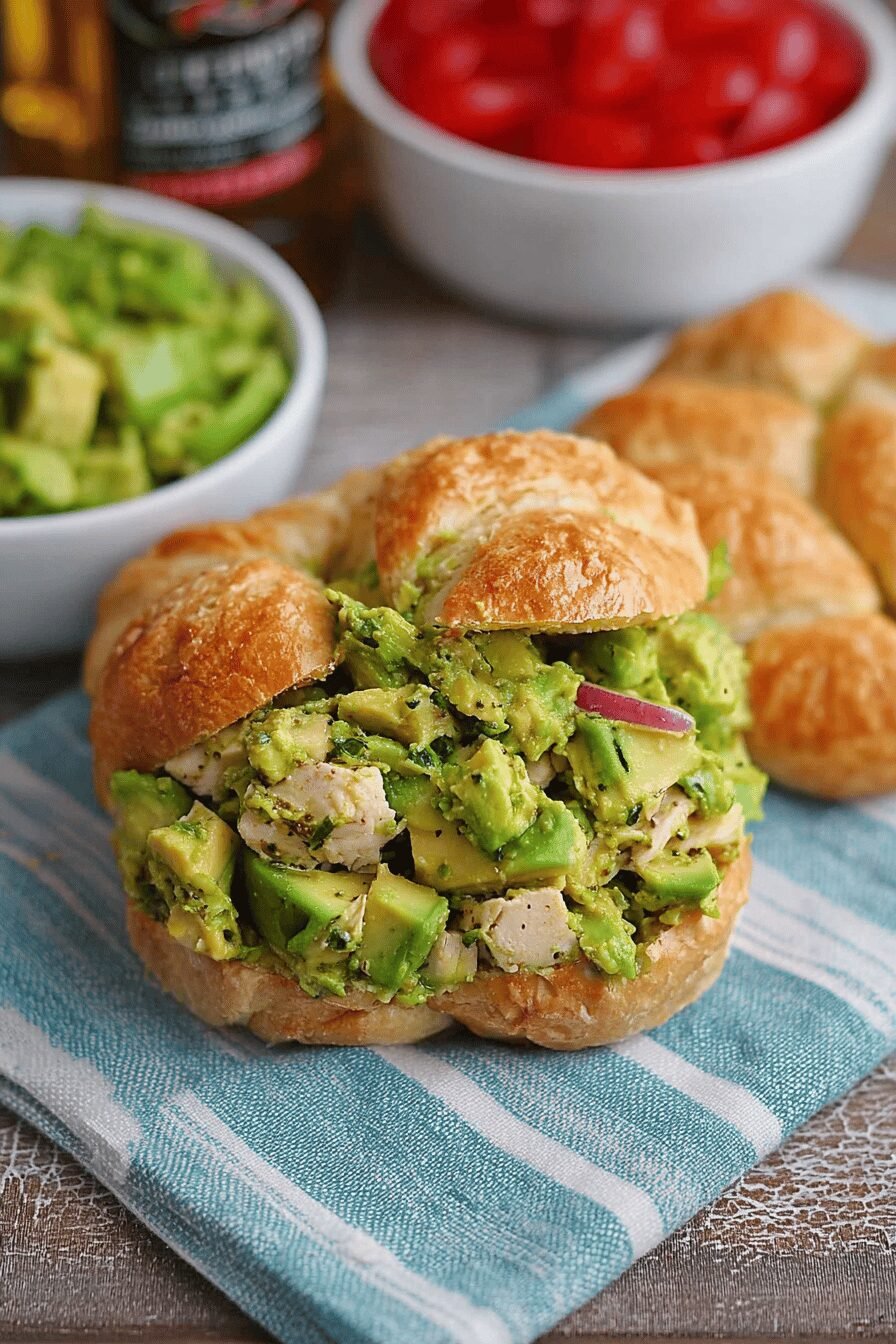 Creamy Avocado Chicken Salad Delight