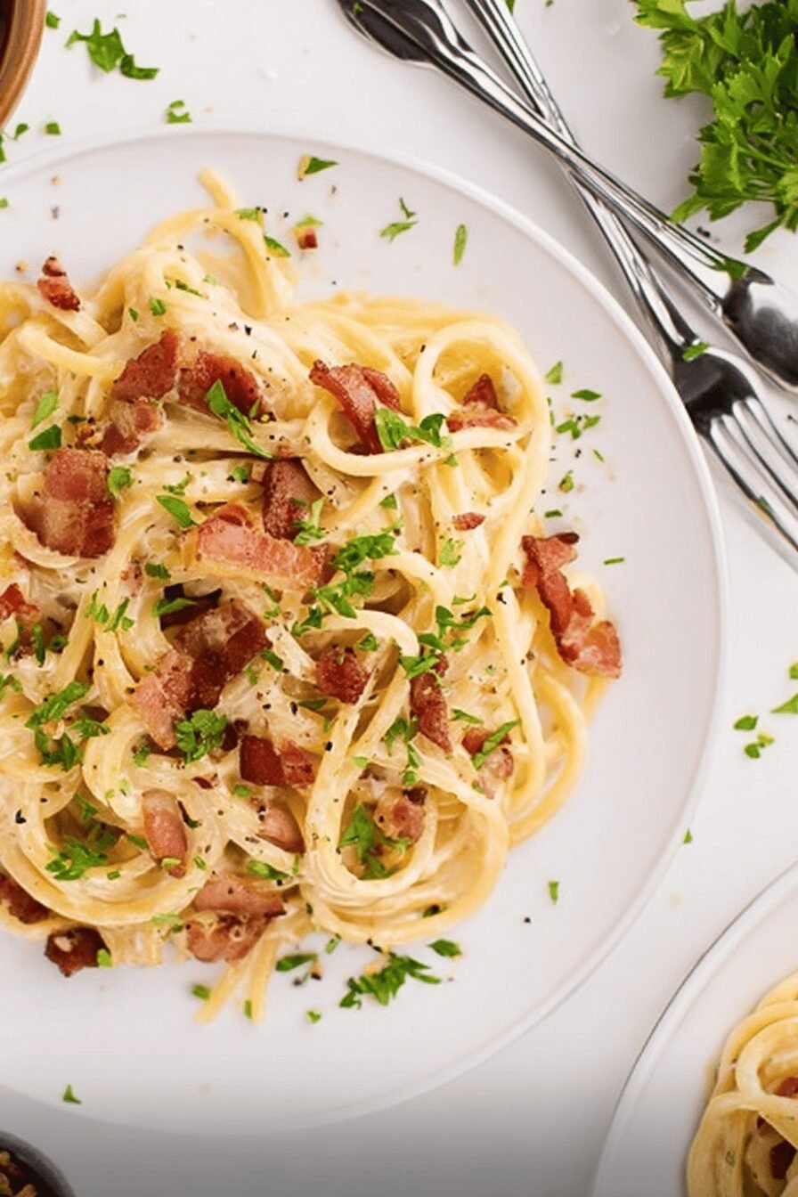 Creamy Bacon Carbonara Pasta Recipe for Weeknights
