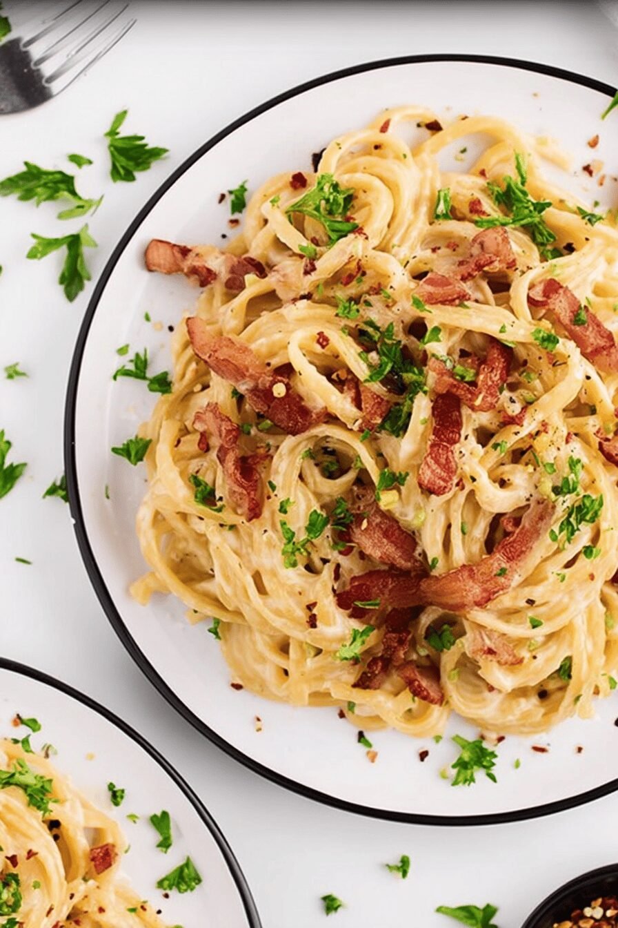Creamy Bacon Carbonara Pasta Recipe for Weeknights