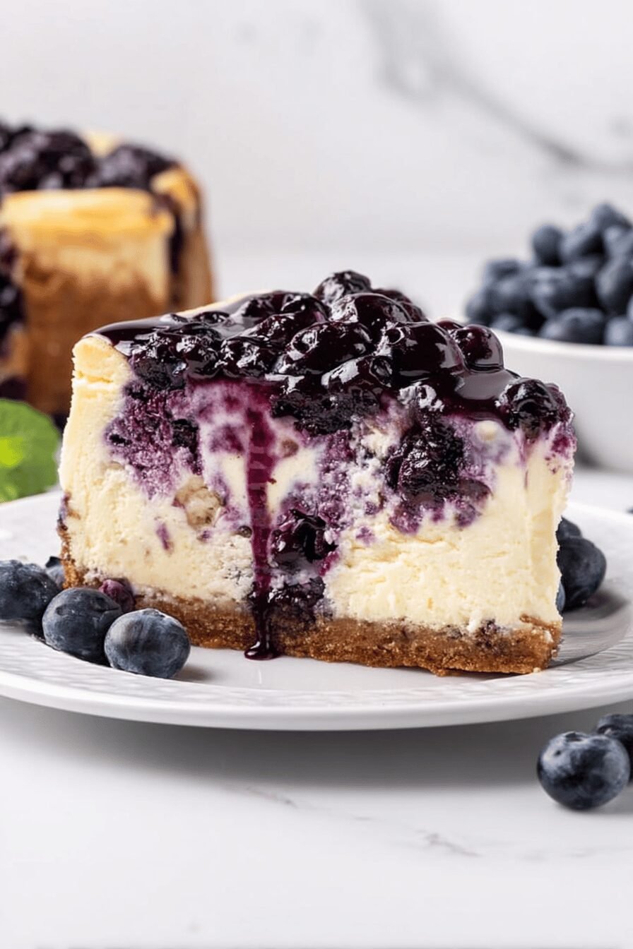 Creamy Blueberry Cheesecake Delight