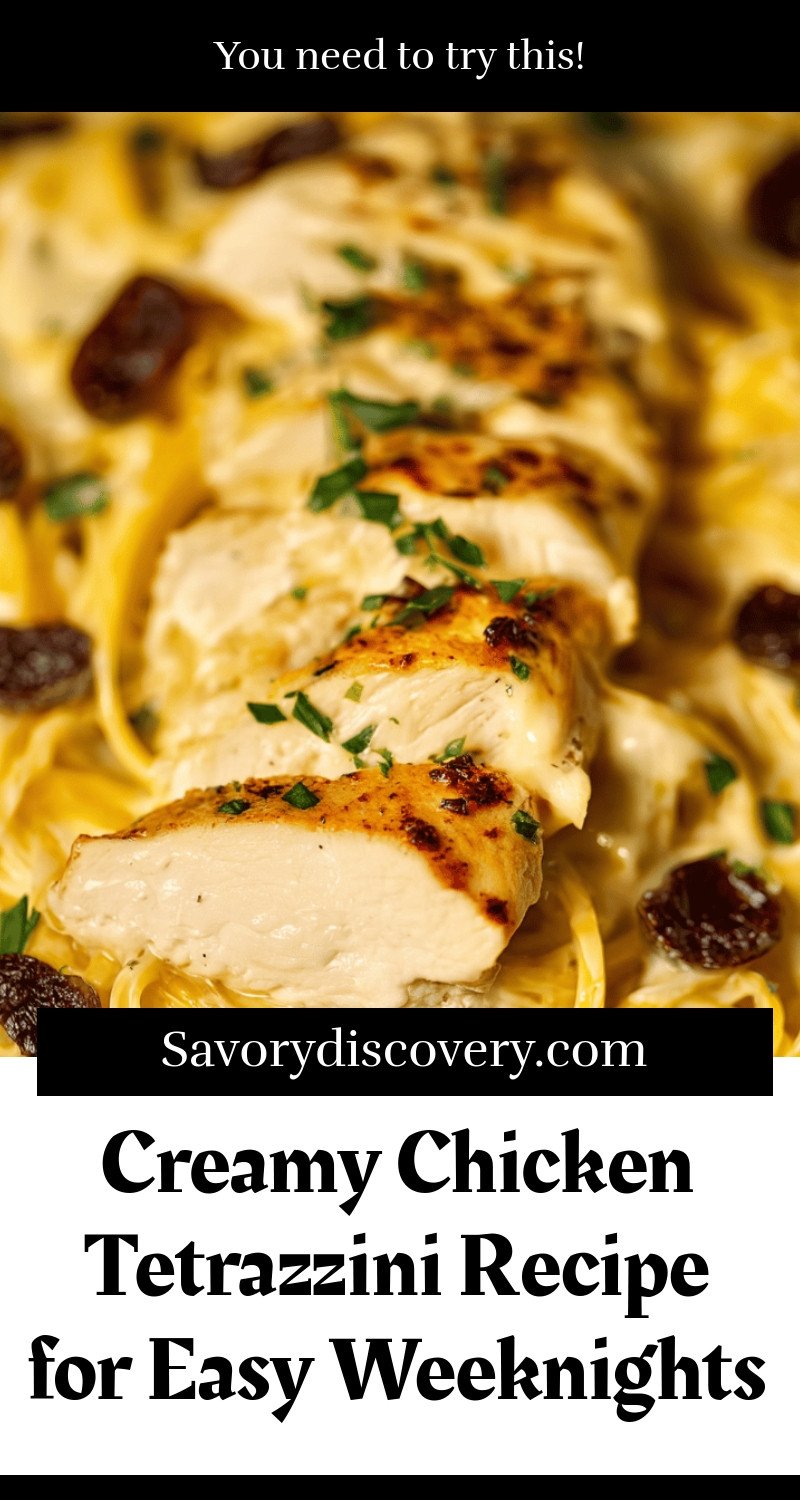 Creamy Chicken Tetrazzini Recipe for Easy Weeknights