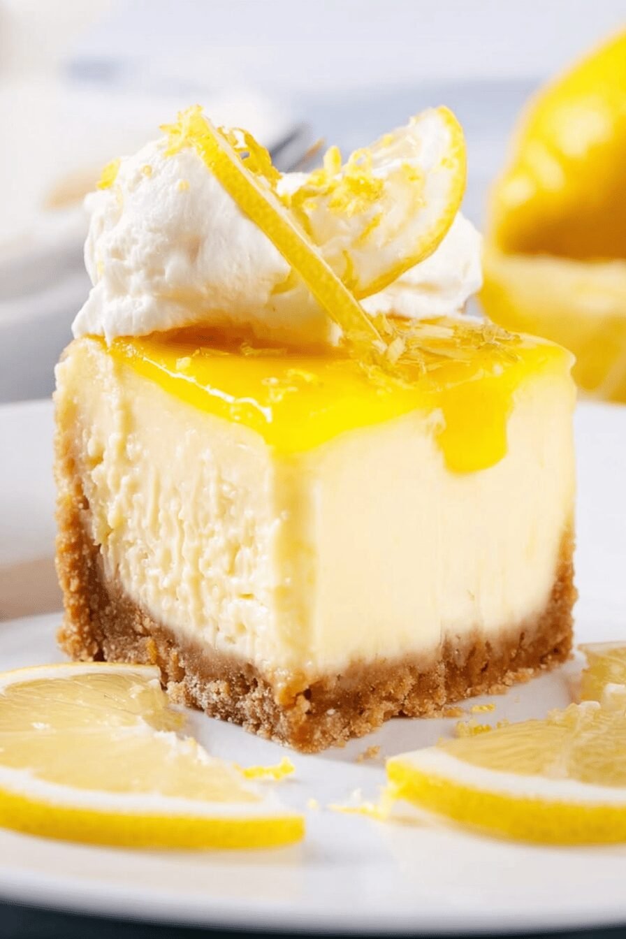Creamy Lemon Cheesecake with Fresh Citrus Flavor