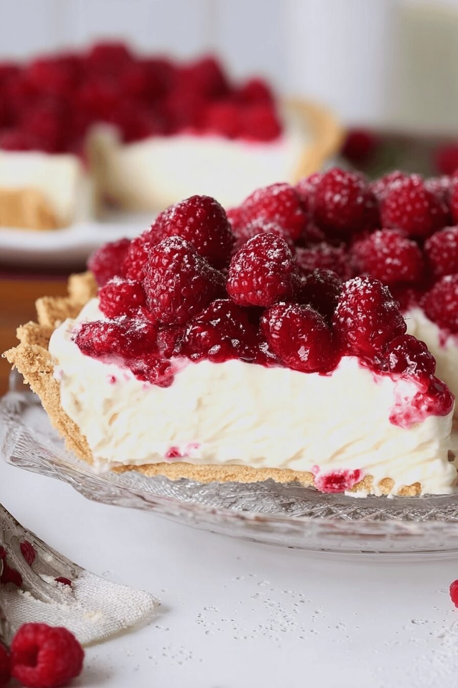Creamy Raspberry Cheese Pie