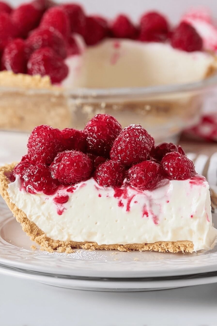 Creamy Raspberry Cheese Pie