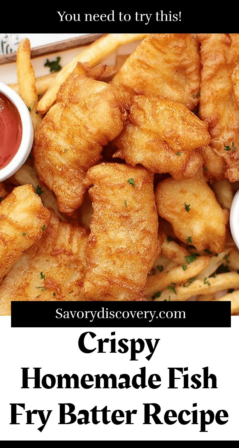 Crispy Homemade Fish Fry Batter Recipe