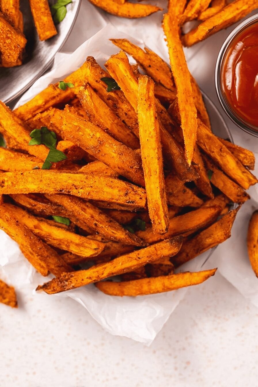 Crispy Homemade Sweet Potato Fries Recipe