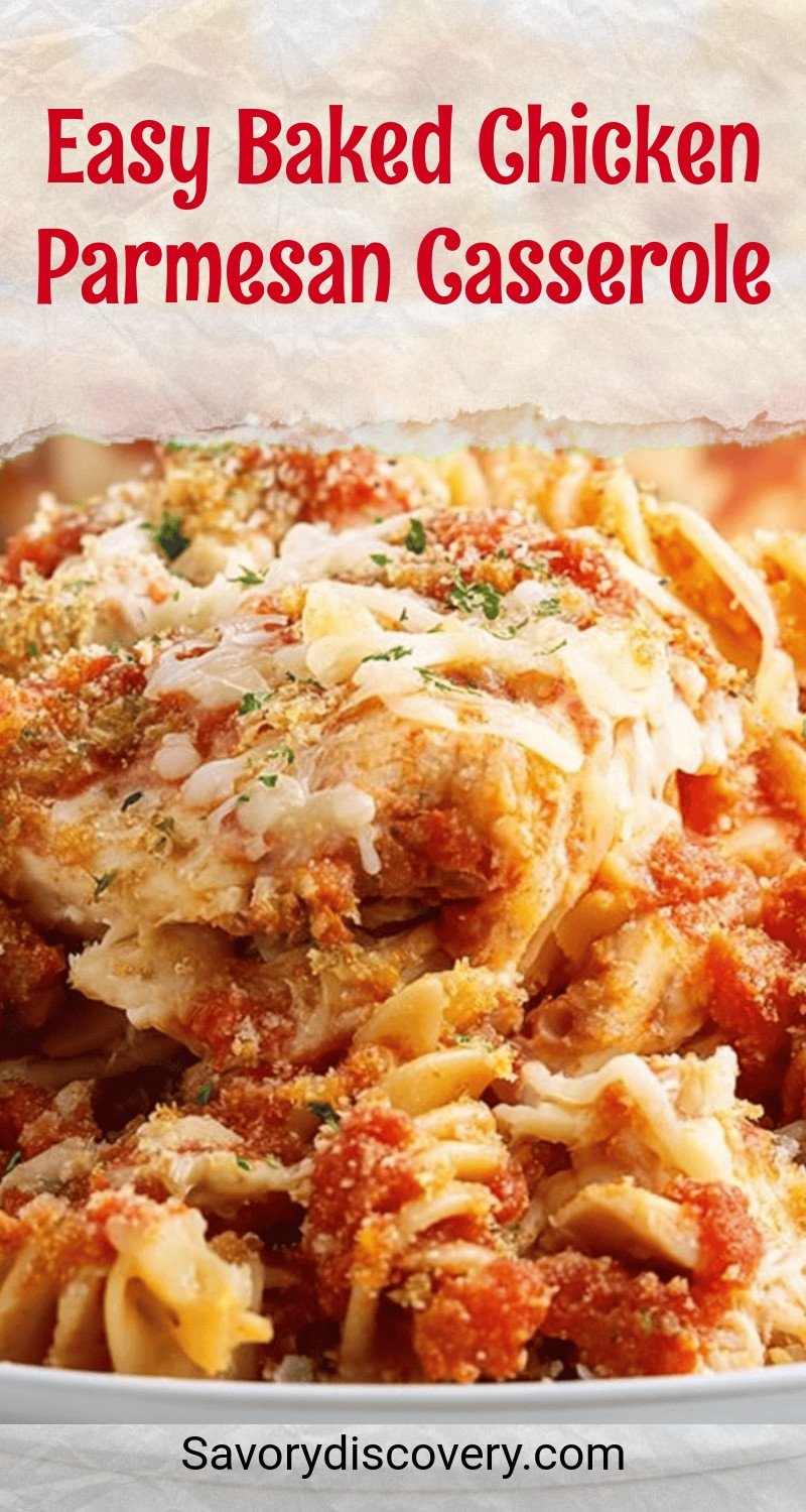 Easy Baked Chicken Parmesan Casserole