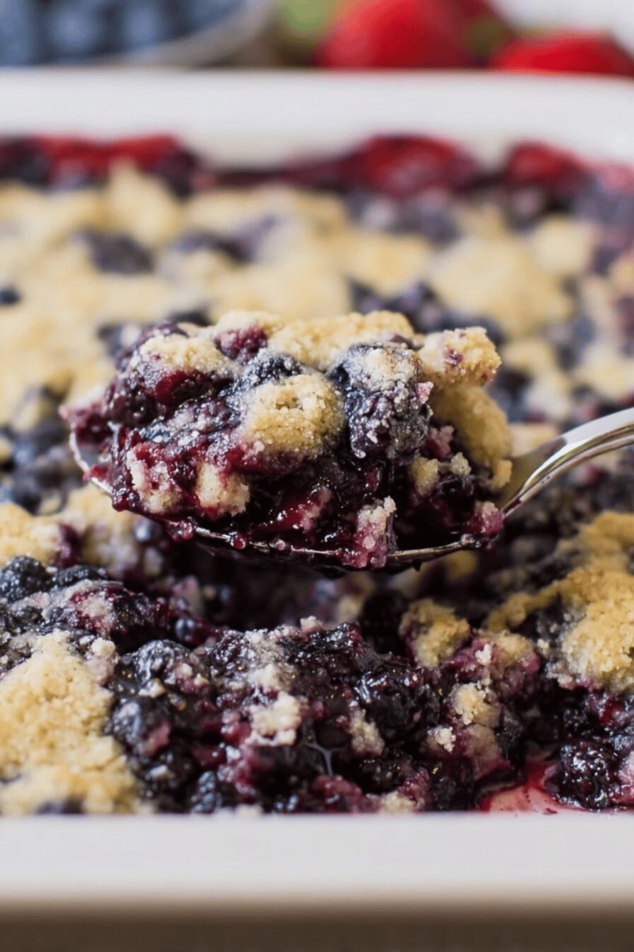 Easy Blueberry Cobbler Recipe with Buttery Topping