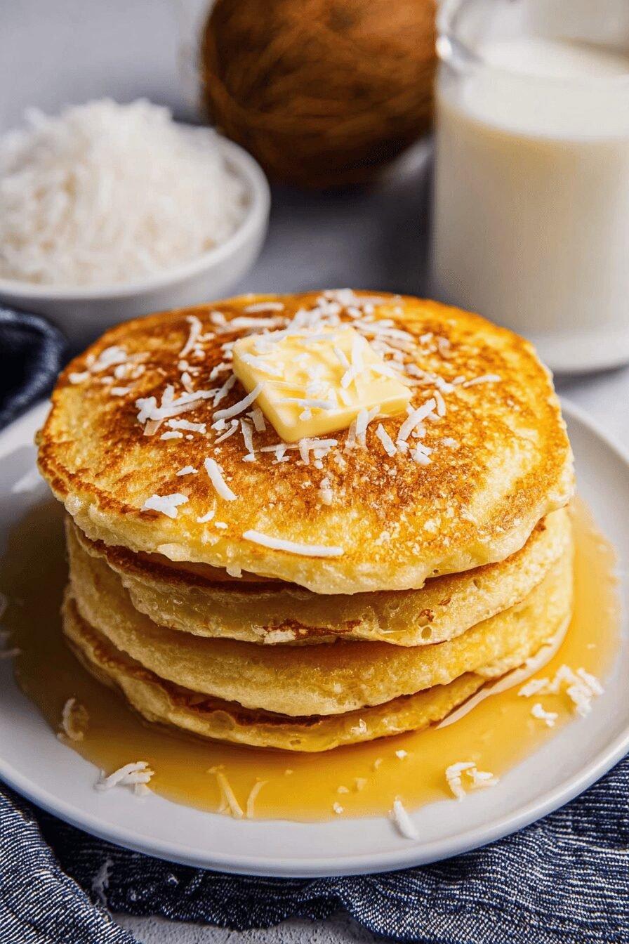 Easy Coconut Pancakes: Fluffy & Irresistible
