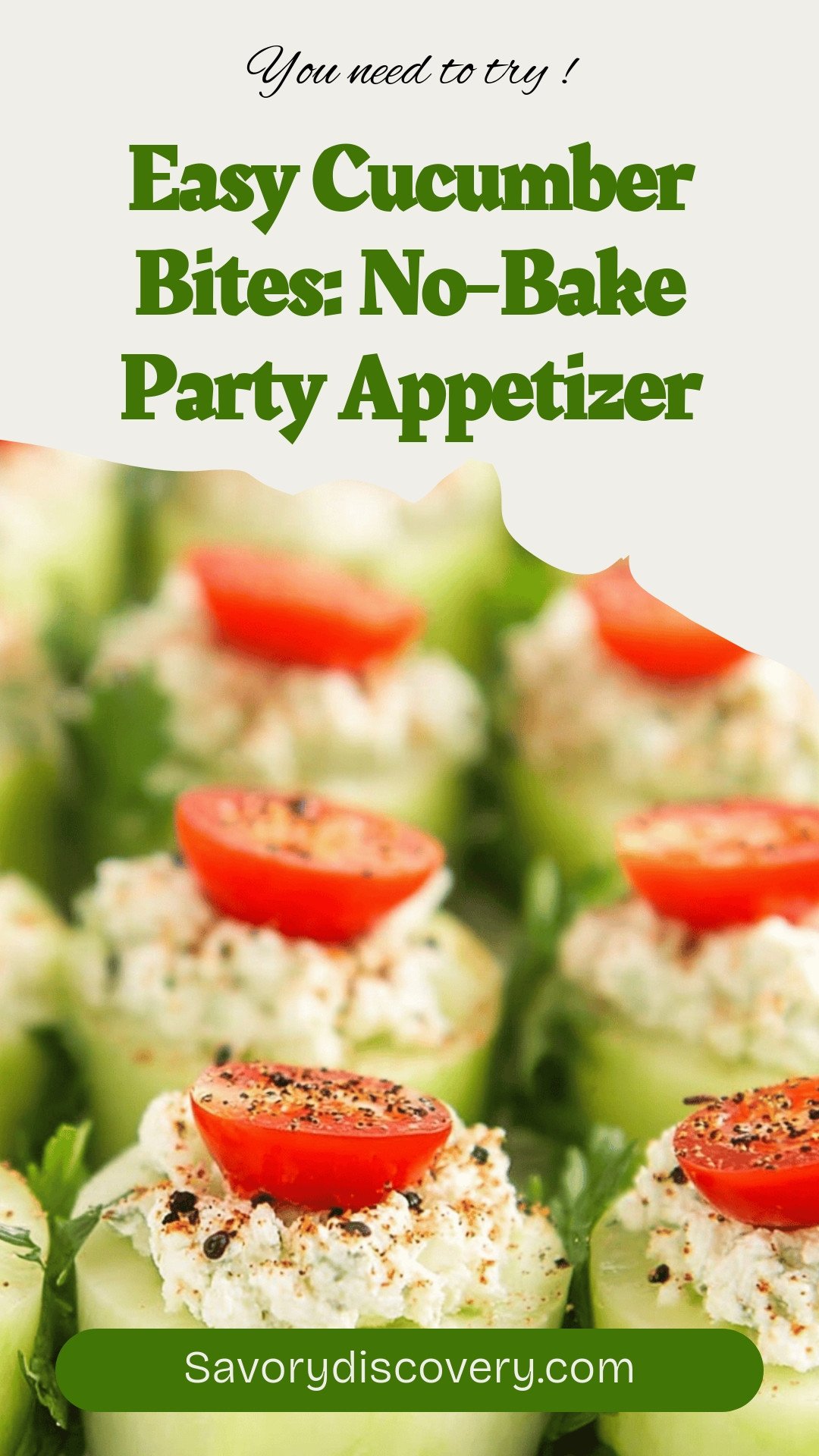 Easy Cucumber Bites: No-Bake Party Appetizer