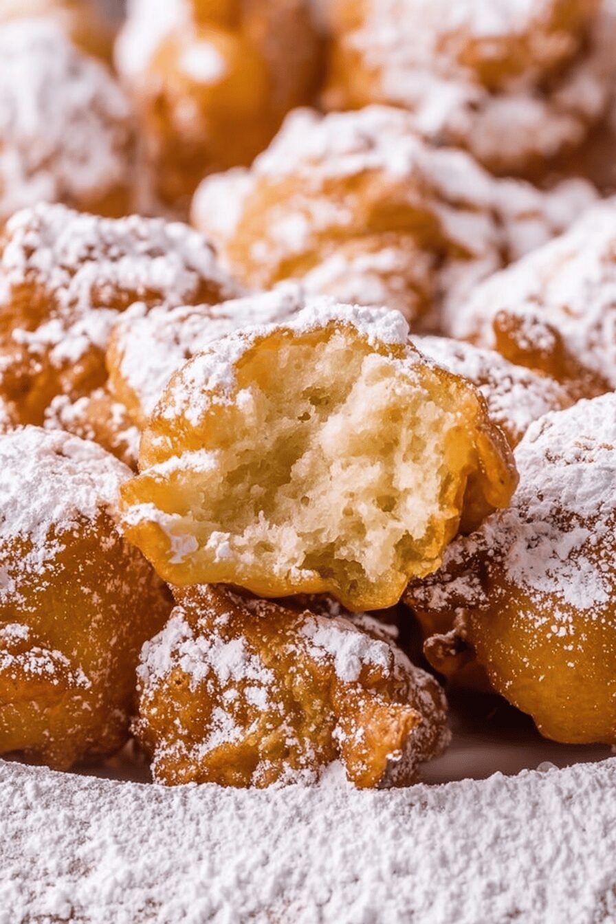Easy Homemade Funnel Cake Bites Recipe