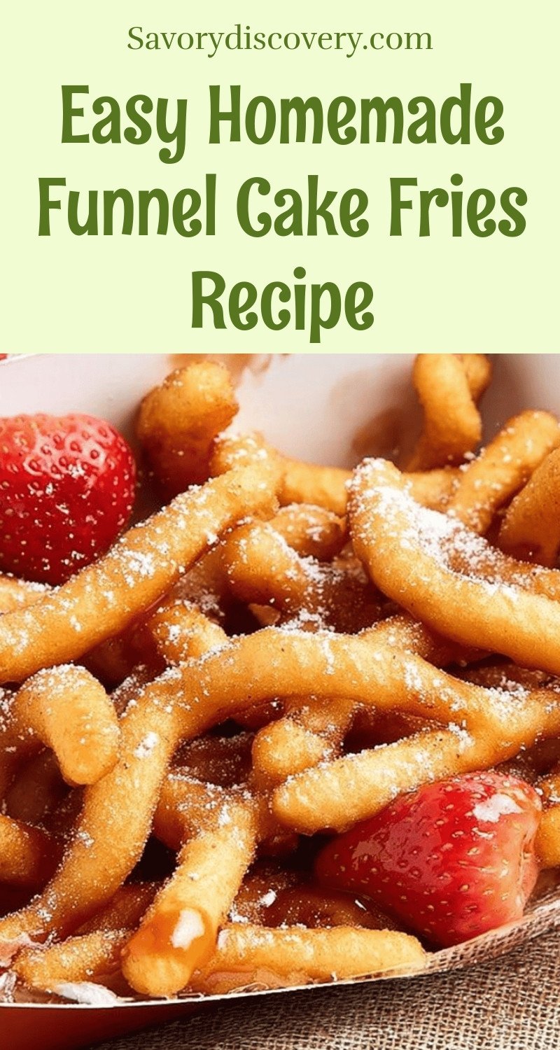 Easy Homemade Funnel Cake Fries Recipe
