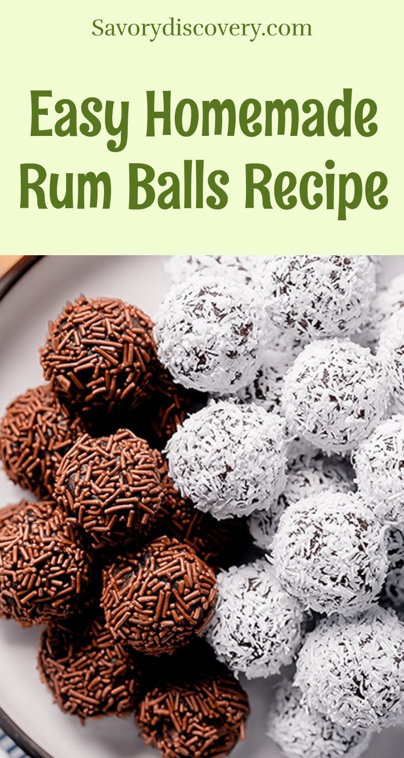 Easy Homemade Rum Balls Recipe