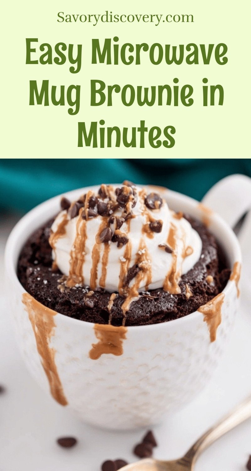 Easy Microwave Mug Brownie in Minutes