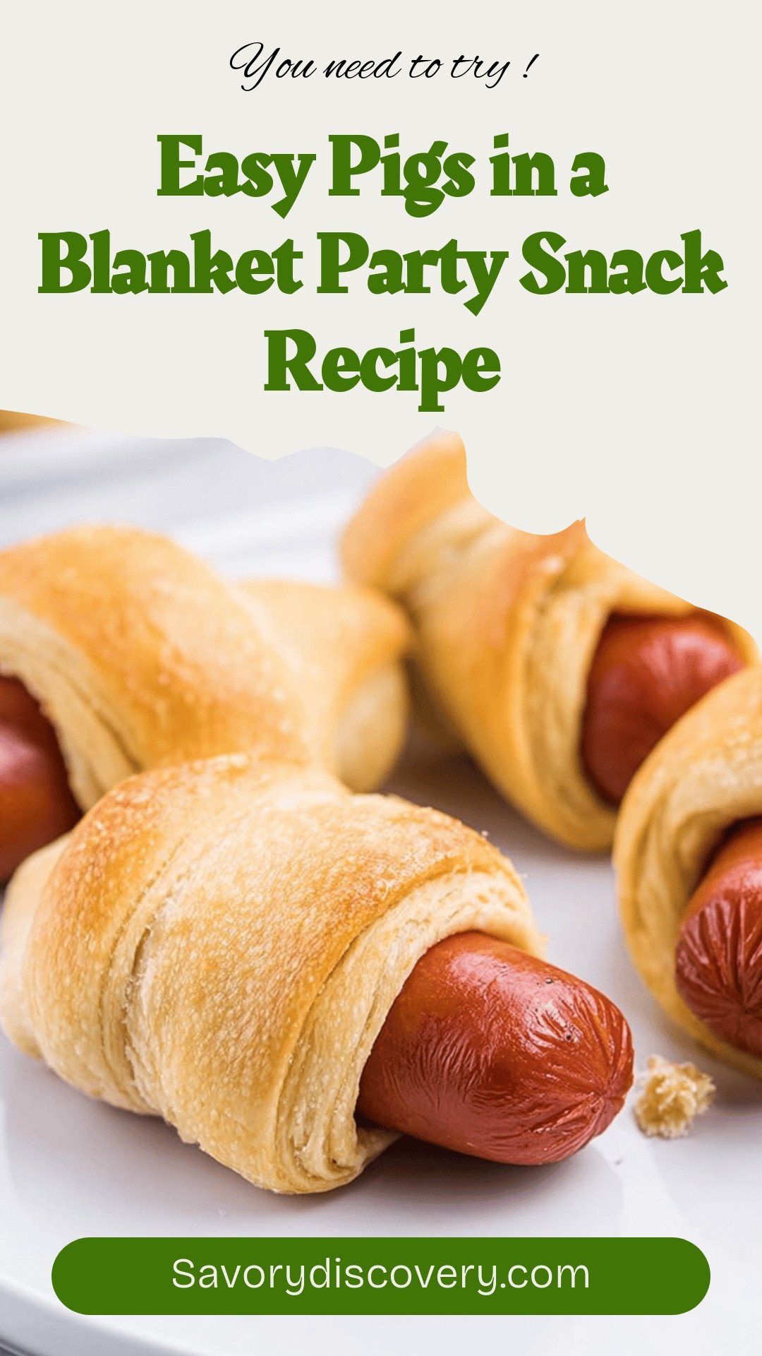 Easy Pigs in a Blanket Party Snack Recipe