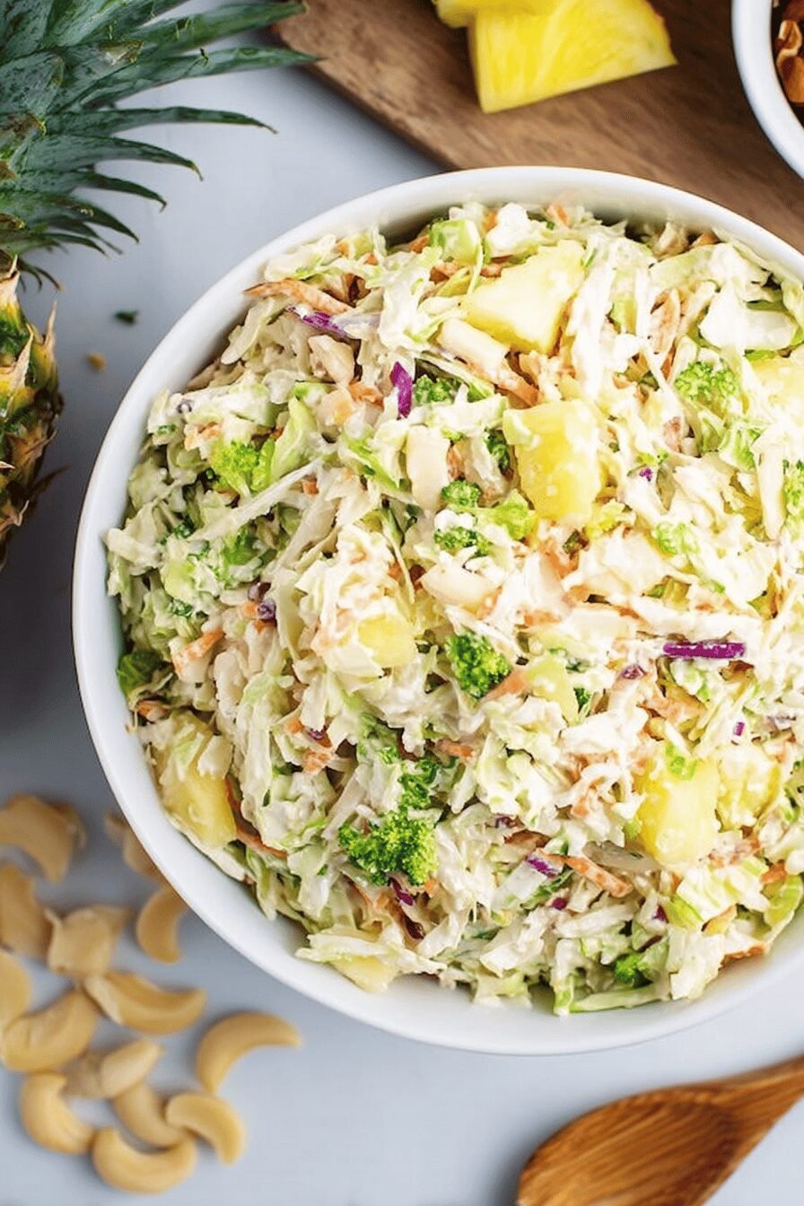 Easy Pineapple Coleslaw Recipe for a Crowd-Pleasing Side