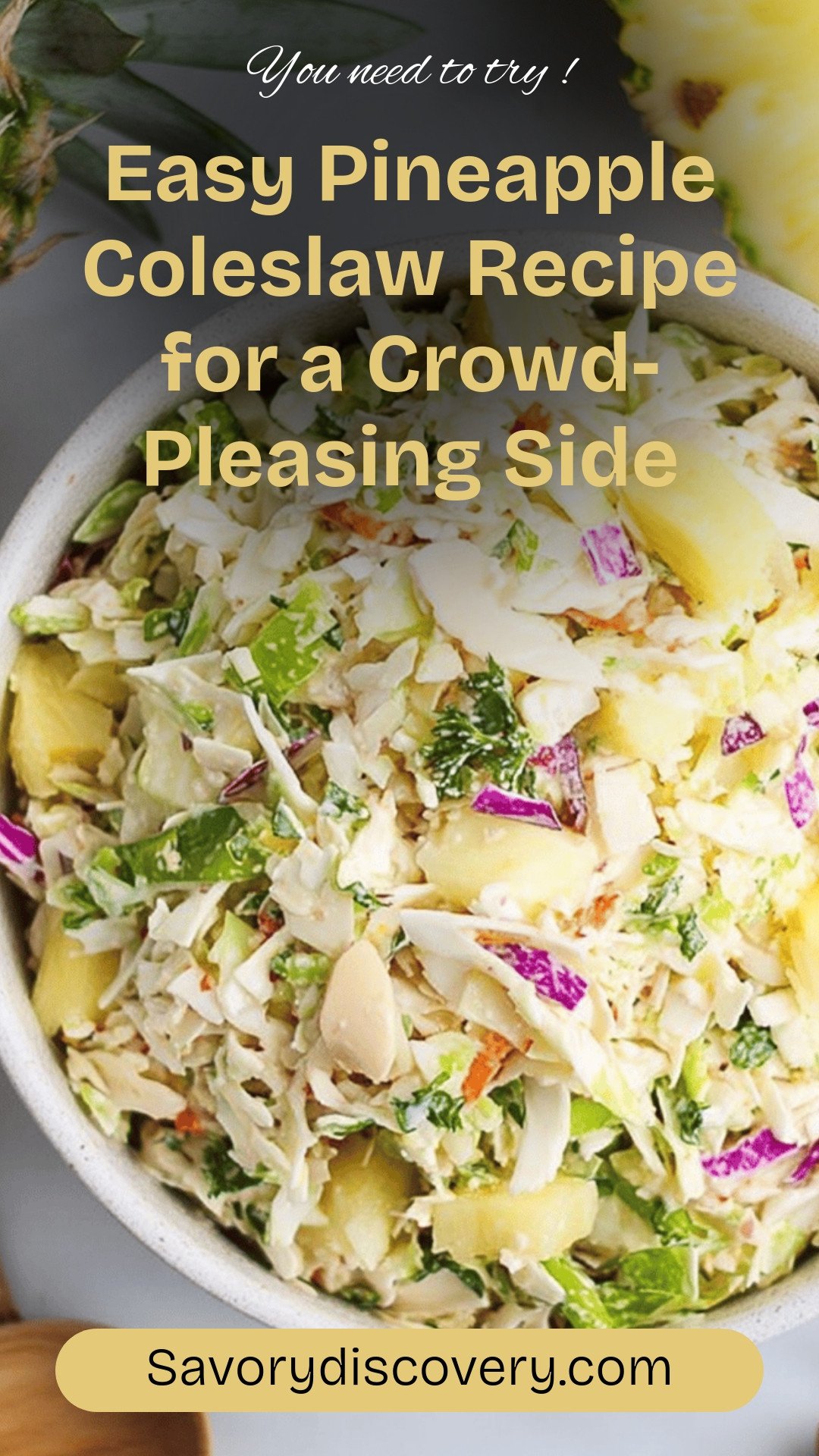 Easy Pineapple Coleslaw Recipe for a Crowd-Pleasing Side