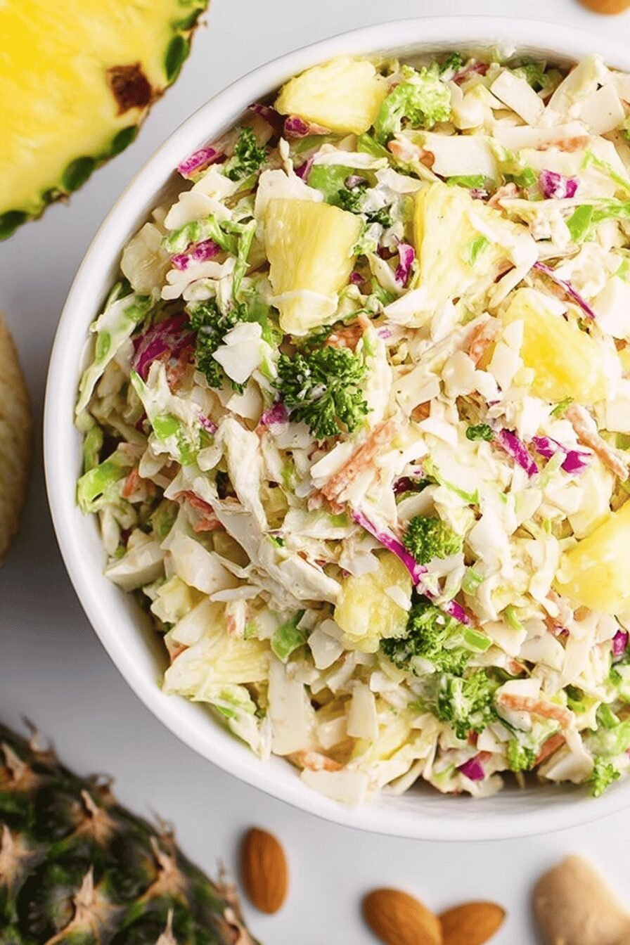 Easy Pineapple Coleslaw Recipe for a Crowd-Pleasing Side